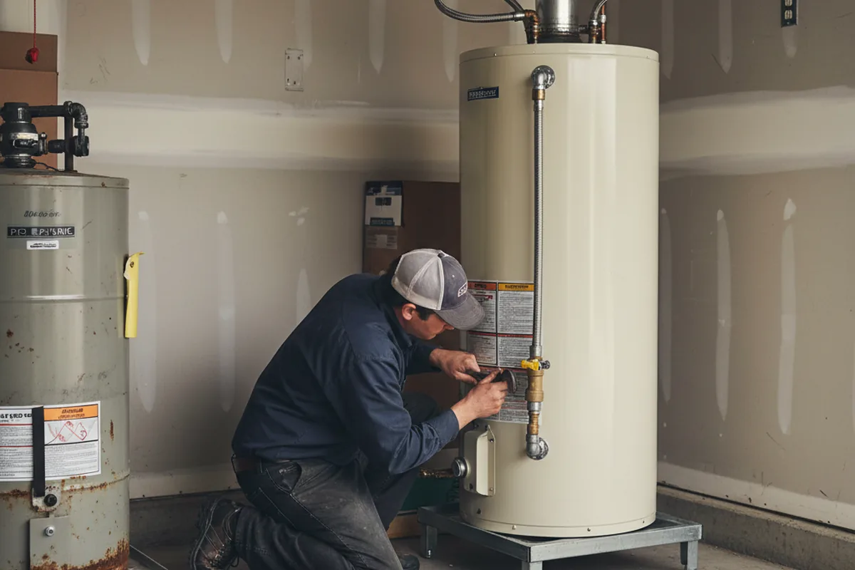 Water heater and shutoff valve replacement in Patrick Air Force Base